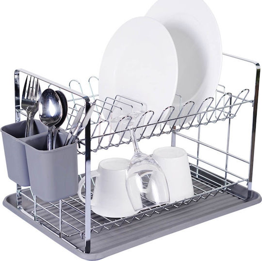 Ankor Metallic Gray Sink Strainer 48x32x29cm Ankor Metallic Gray Sink Strainer 48x32x29cm