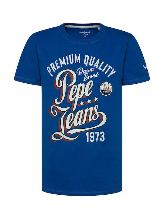 Pepe Jeans Kids' T-shirt Blue Jordan