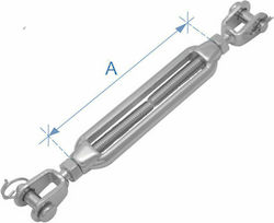 Lalizas Tensioner Ενταντήρας Ανοιχτού Τύπου, jaw & jaw, Inox 316, 10mm