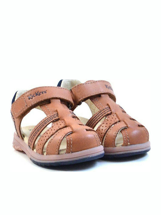 Kickers Παπουτσοπέδιλα Platinium Ανατομικά Καφέ