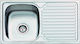 ecoSink Drop-In Мивка Ляв Inox Сатен Ш80xД48см Сребрист