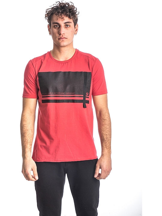 Paco & Co Men's Short Sleeve T-shirt Red