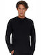 B&C Exact 190 LSL Werbe-T-Shirt in Schwarz Farbe