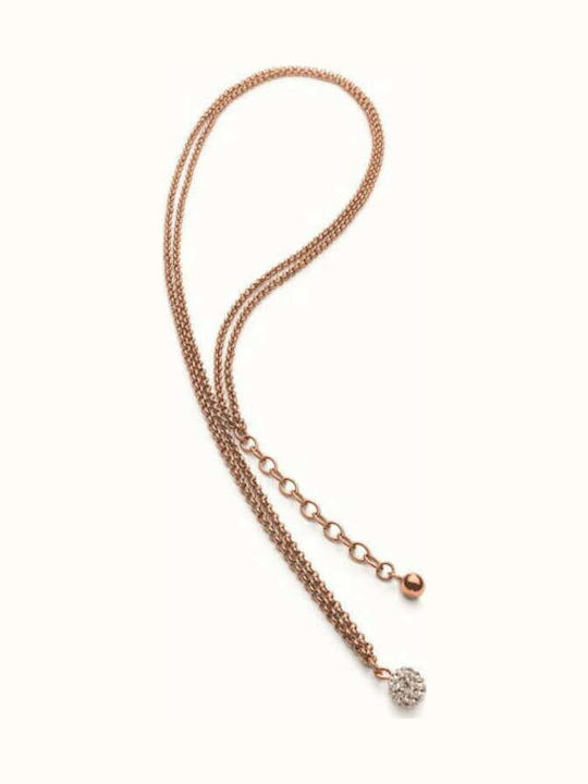 Folli Follie from Gold Plated Silver with Zircon