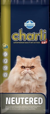 Farmina Charli Neutered Dry Food for Adult Neutered Cats with Chicken / Rice 10kg