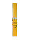 Leather Strap Yellow 20mm