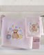 Rythmos Set of baby towels 2pcs Tomy Pink 150-102-0000