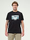 T-shirt Μαύρο
