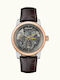 Ingersoll Baldwin Men's Watch 43mm Chronograph Automatic with Brown Leather Strap