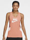Nike Heritage Αμάνικη Γυναικεία Αθλητική Μπλούζα Πορτοκαλί