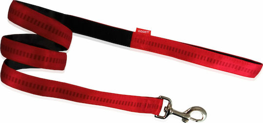 Pet Interest Каишка/Водач за Куче Каишка Soft Stripe S с подплата в Червен цвят 1.20m x 1.5cm