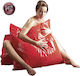 You2Toys PVC Pillow Latexlaken in Rot Farbe