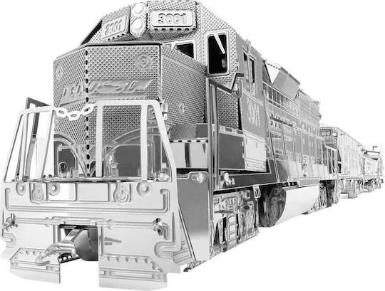 Metal Earth Freight Train Set Modele statice Figurină de Modelism Tren