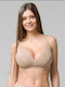 Luna Perfect Fit Wireless Bra without Padding without Underwire Beige