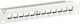 EFB Patch Panel Keystone για Rack 1U 10" 12 Θυρών Λευκό