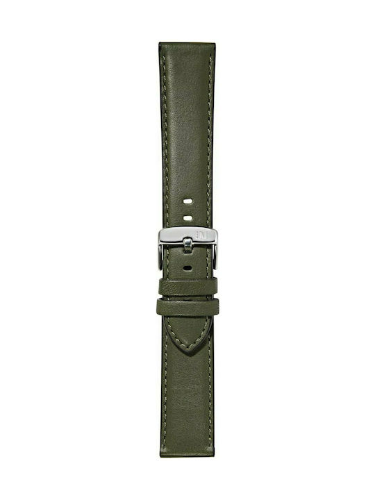 Leather Strap Green 20mm