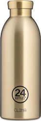 24Bottles Clima Bottle Thermos Stainless Steel BPA Free Gold 500ml