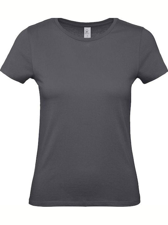 B&C E150 Tricou Promoțional pentru Femei Dark Grey
