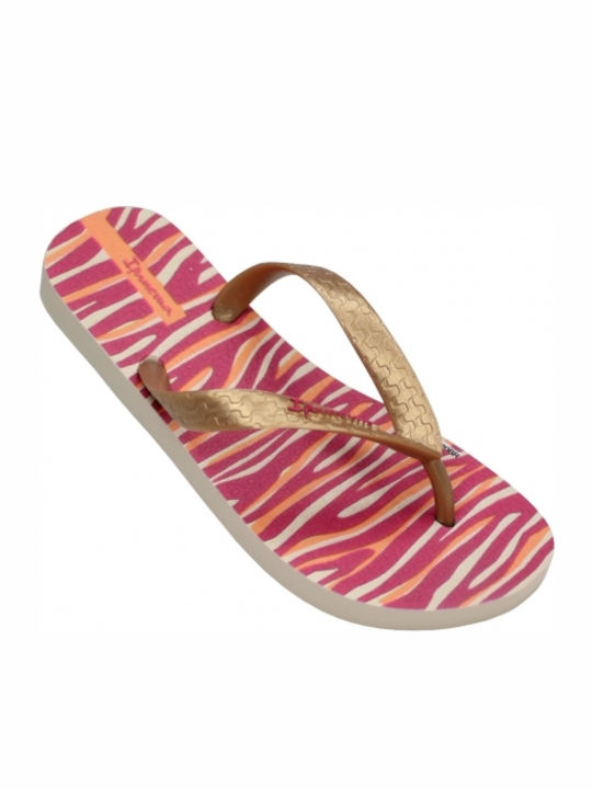 Kinder Flip Flops Gold