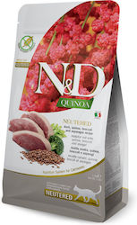 Farmina N&D Quinoa Neutered Dry Food for Adult Neutered Cats with Duck 5kg