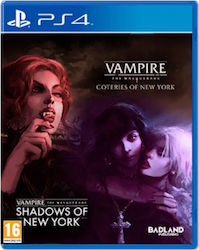 Vampire The Masquerade Coteries of New York + Shadows of New York PS4 Game