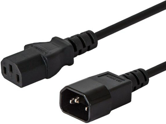 Savio power cable Schuko - IEC C14 Cablu 1.2m Negru (CL-99)
