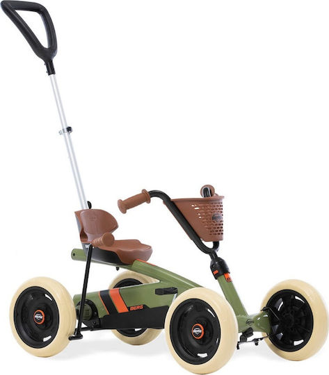 Berg Toys Tricicletă Pentru Copii Buzzy Retro 2 În 1 Cu Spațiu De Depozitare Mâner Pentru Părinți Și Tricicletă Pentru Copii Pentru 2-5 Ani Verde