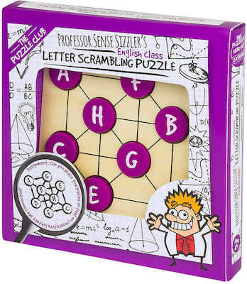 Professor Puzzle Letter Scramblin Wooden Riddle for 6+ Years PC-7