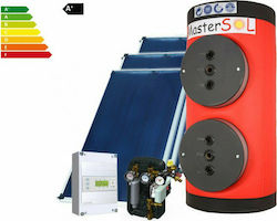 MasterSOL BLV Σύστημα Βεβιασμένης Κυκλοφορίας 500lt/8m² Glass με δύο Εναλλάκτες Τριπλής Ενέργειας