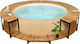 vidaXL Poolzubehör Schwarzer Spa / Whirlpool-Rahmen 53x273x273cm Schwarz