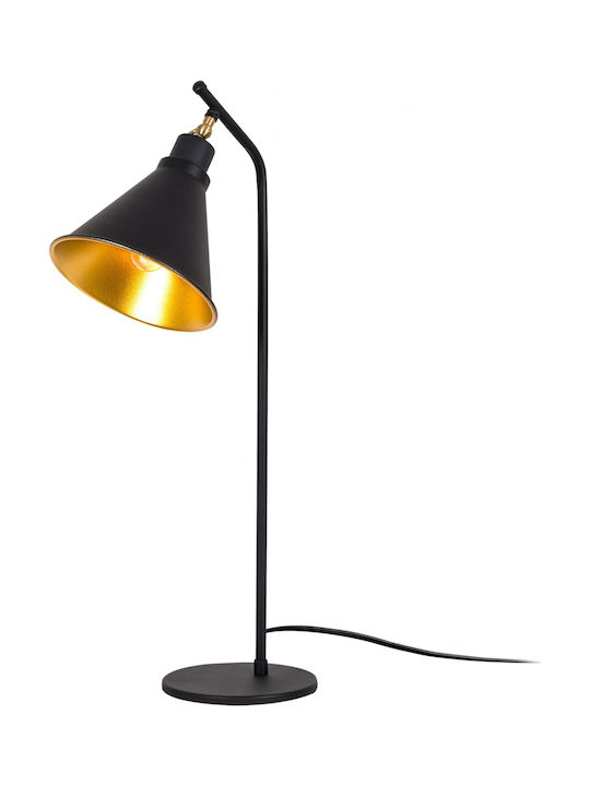 HomeMarkt De Masă Decorativă Lampă cu Soclu pentru Bec E27 Negru