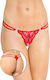 Softline 2444 G-String Femei Sexy Șir de caractere cu decupaje Red