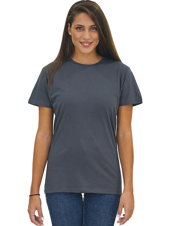 B&C Exact 150 Men's Short Sleeve Promotional T-Shirt Dark Grey