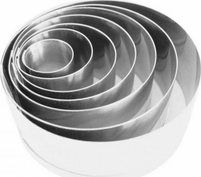 Berkis Inox Round-Shaped Cake Ring 7pcs 36.14.0010