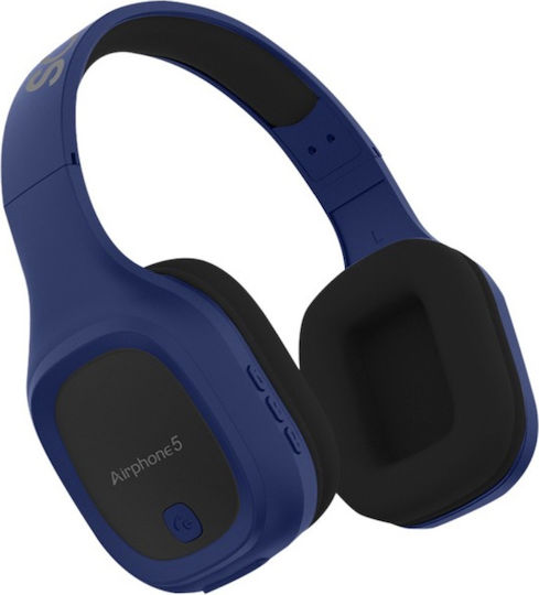 Sonic Gear Airphone 5 Fără fir / Cu fir Over Ear Căști cu 10 ore de Funcționare Albastre