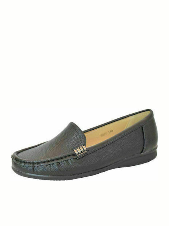 Antrin 150 Women's Moccasins in Black Color