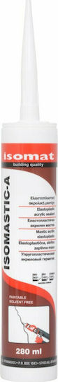 Isomat Isomastic-A Acrylic Mastic for Wood White 280ml