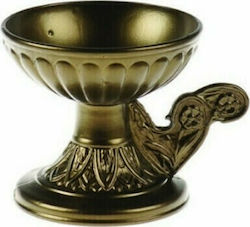 Censer Metal Open 7,5cm. olive oil