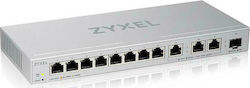 Zyxel XGS1250-12 Managed L2 Switch με 8 Θύρες Gigabit (1Gbps) Ethernet και 1 SFP Θύρα