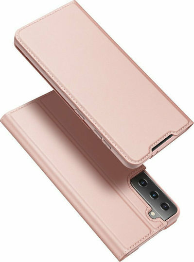 Dux Ducis Skin Pro Book Δερματίνης Ροζ (Galaxy S21 Ultra 5G)