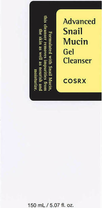 Cosrx Advanced Snail Mucin Gel Καθαρισμού Προσώπου με Ενυδατική & Έλεγχο λιπαρότητας δράση 150ml