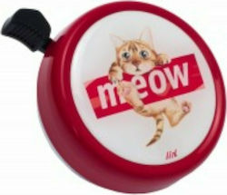 Liix Meow Kids' Bicycle Bell Red