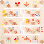 Small Foot Παιχνίδι Προγραφής με Γράμματα και Αριθμούς από Ξύλο για 36+ Μηνών