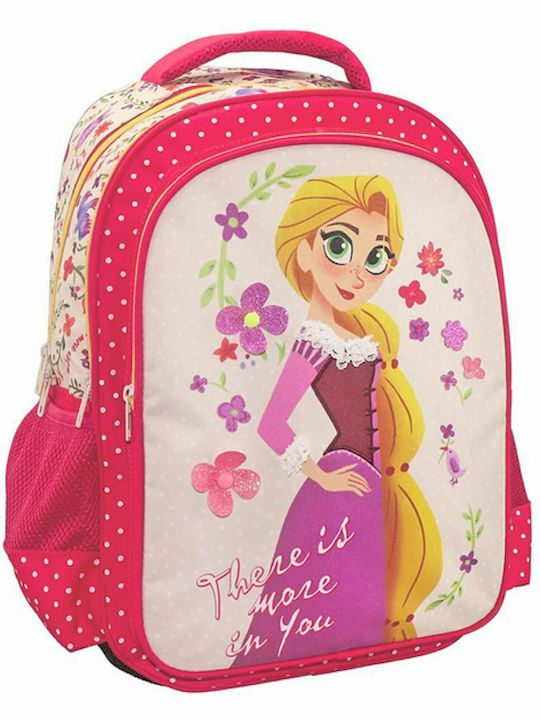 Diakakis Tangled There Is More In You School Bag Backpack Elementary, Elementary in Pink color 25lt