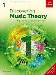 ABRSM Discovering Music Theory Answer Book Carte de teorie Nivelul 1