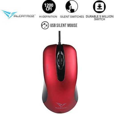 Alcatroz Stealth 5 Magazin online Mouse Roșu