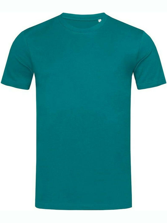 Stedman James Ανδρικό Διαφημιστικό T-shirt Κοντομάνικο Pacific Blue