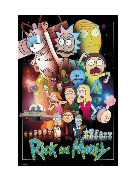 GB eye Афиш Rick and Morty Wars 61x91.5см