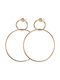 Earrings Hoops made of Steel Gold Plated 01993