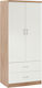 Double-Leaf Door Wardrobe Sonama - Λευκό 80x42.5x180.5cm